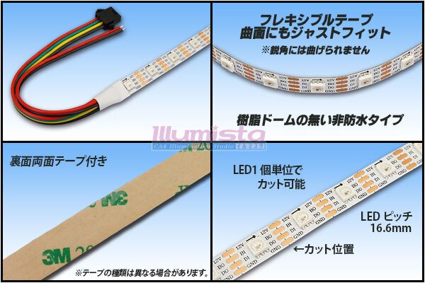 テープ led ストア rgb