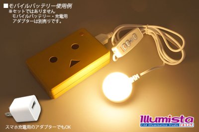 画像2: USBスイッチ付きドームライト 電球色